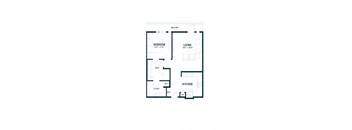 bedroom floor plan | apartments for rent in brookhaven ga | the mille brook