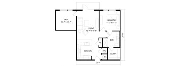 a floor plan of a house