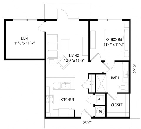 a floor plan of a house
