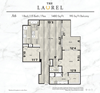 A6 floor plan in north dallas apartments