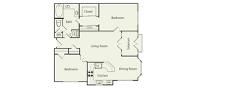 a floor plan of a home