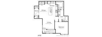a floor plan of a house