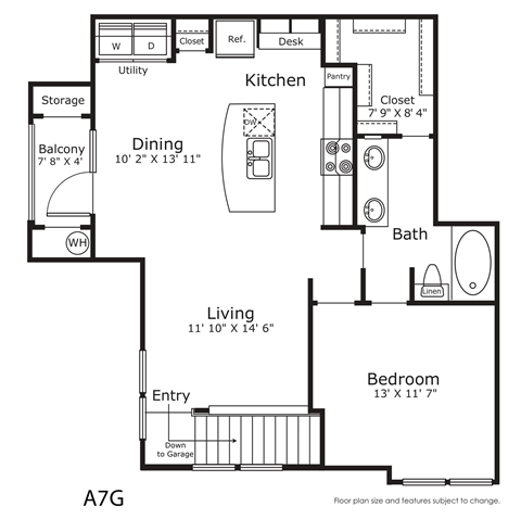 a floor plan of a house