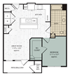 floor plan option in our east riverside apartments