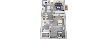 our apartments showcase a flexibility with regard to furniture and decor