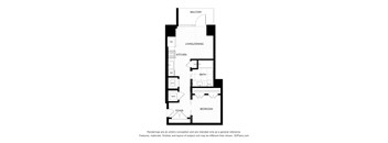 a floor plan of a bedroom apartment