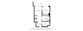 a floor plan of a bedroom apartment