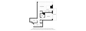 a floor plan of a house with an open floor plan