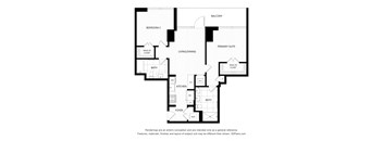 a floor plan of a house with different floors
