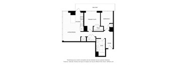 a floor plan of a bedroom floor plan with a bedroom and a bathroom