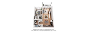 bedroom floor plan  the residences at city center apartments