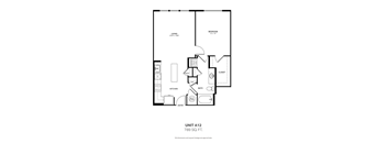 a floor plan of unit a12