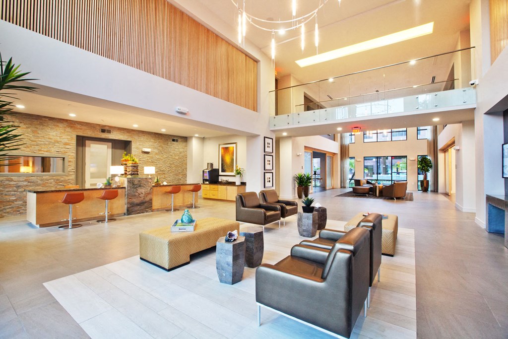 lobby in houston texas apartments