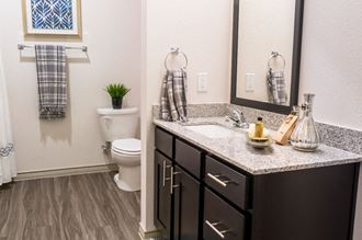 bathroom in our euless apartment community