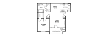 a floor plan of a home