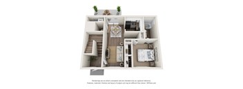 a 1 bedroom floor plan  villas at spring creek
