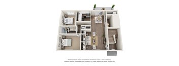 a 1 bedroom floor plan  villas at spring creek