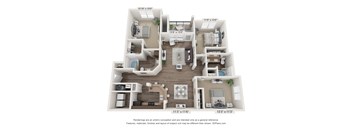 A floor plan of a two-story home with dimensions and a disclaimer at the bottom.