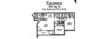 a floor plan of a two story house with a bathroom and a bedroom
