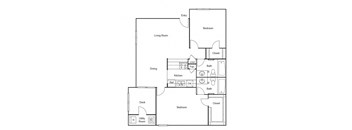 a floor plan of a home