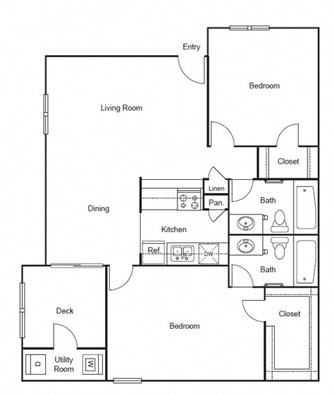a floor plan of a home