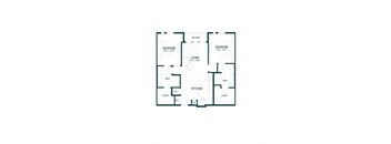bedroom floor plan | the apartments at masse corner