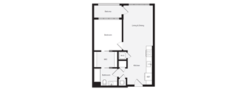 an illustration of a floor plan of a house