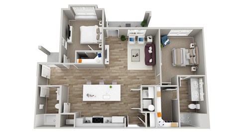 a floor plan of a 1 bedroom 1 bathroom apartment with a balcony, transparent png download