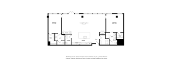 Two Bedroom Two Bathroom Floor Plan Apartment North Scottsdale