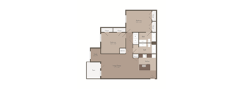 a floor plan of aria