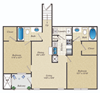 B1U Floor Plan | Parmer Place in Austin