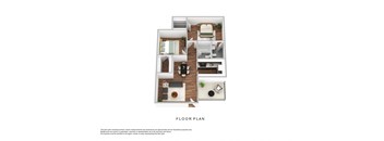 bedroom floor plan | luxury apartments in towson md | the southerly