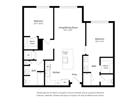 a floor plan of a house