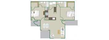 b2 floor plan in pearland tx apartments