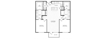 a schematic of a floor plan of a house