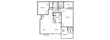 a floor plan of a house