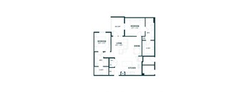 bedroom floor plan an in 2 bed 2 bath