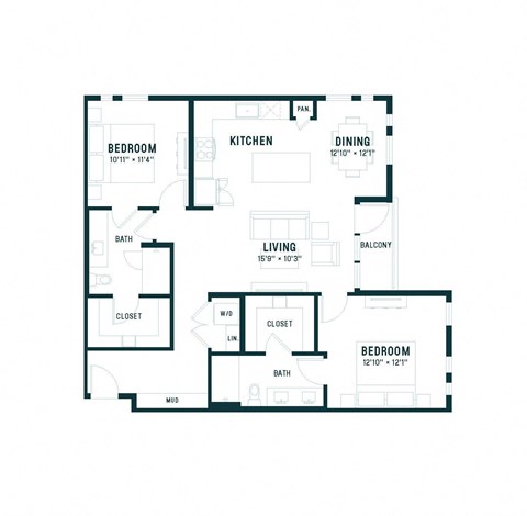 a floor plan of a house