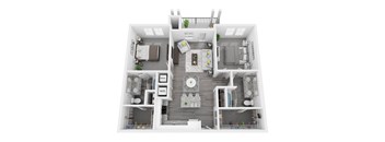 2 bedroom floor plan  the crossings at white marsh apartments