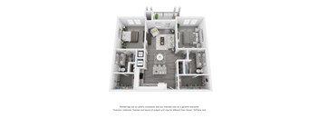 a floor plan of a 1 bedroom floor plan