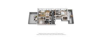 1 bedroom floor plan  the residences at