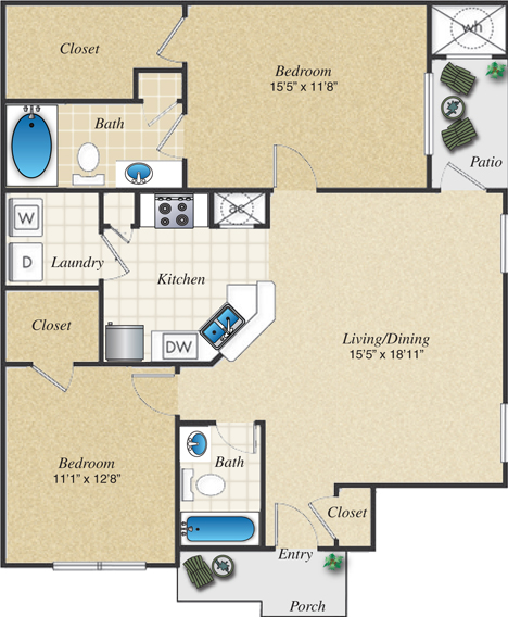 B2L Floor Plan  | Parmer Place in Austin