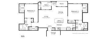a floor plan of a house