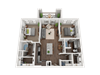 b2 floor plan in san marcos apartments