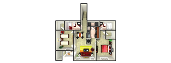 floor plan options in our apartments in webster tx