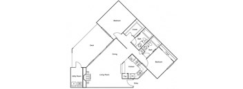 a floor plan of a house