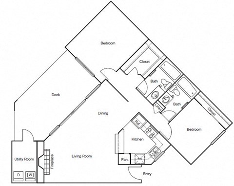 a floor plan of a house