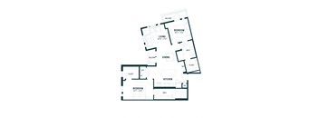 bedroom floor plan an in 2d