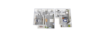 bedroom floor plan an in 2d