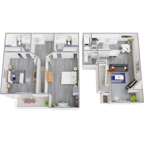 bedroom floor plan an in 2d